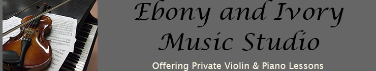 Ebony and Ivory Music Studio Header Image